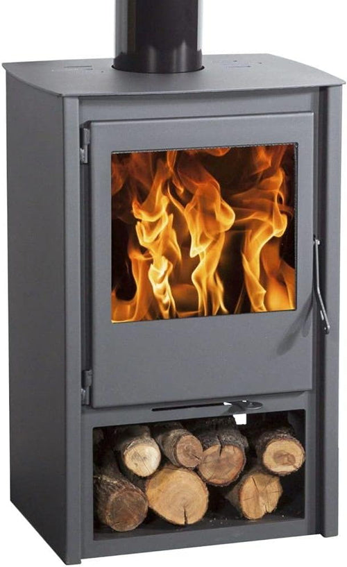 JUAN PANADERO Eco Design Bayonne Premium Kaminofen 8 kW Grau