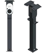 DIE-LADESAEULE Standfuß Ladesäule Für Go-E Charger Wallbox Edelstahl Anthrazit Pulverbeschichtet