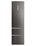 Haier HTW5620CNMP Kühl Gefrierkombination 414 L Dark Inox