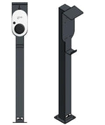 DIE-LADESAEULE Standfuß Ladesäule Für Go-E Charger Wallbox Edelstahl Anthrazit Pulverbeschichtet
