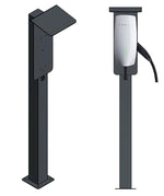 DIE-LADESAEULE Standfuß Ladesäule Für Go-E Charger Wallbox Edelstahl Anthrazit Pulverbeschichtet