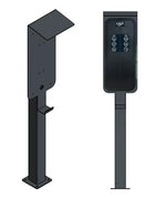 DIE-LADESAEULE Standfuß Ladesäule Für Go-E Charger Wallbox Edelstahl Anthrazit Pulverbeschichtet