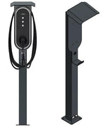 DIE-LADESAEULE Standfuß Ladesäule Für Go-E Charger Wallbox Edelstahl Anthrazit Pulverbeschichtet