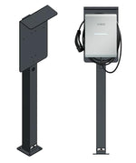 DIE-LADESAEULE Standfuß Ladesäule Für Go-E Charger Wallbox Edelstahl Anthrazit Pulverbeschichtet