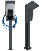 DIE-LADESAEULE Standfuß Ladesäule Für Go-E Charger Wallbox Edelstahl Anthrazit Pulverbeschichtet