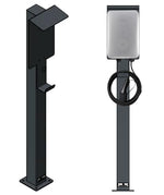 DIE-LADESAEULE Standfuß Ladesäule Für Go-E Charger Wallbox Edelstahl Anthrazit Pulverbeschichtet