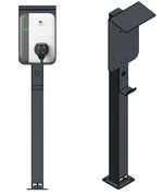 DIE-LADESAEULE Standfuß Ladesäule Für Go-E Charger Wallbox Edelstahl Anthrazit Pulverbeschichtet