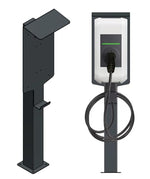 DIE-LADESAEULE Standfuß Ladesäule Für Go-E Charger Wallbox Edelstahl Anthrazit Pulverbeschichtet