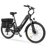 ESKUTE C202 26 Zoll E-Bike 48V 17,5Ah 250W 7-Gang Schwarz