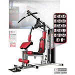 Sportstech Kraftstation HGX100 Multifunktions-Homegym 80 Kg Gewichtsblock