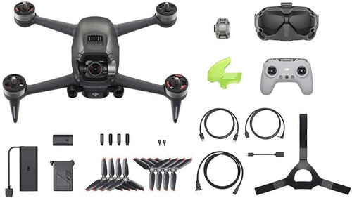 DJI FPV Combo FPV-Drohne Mit 4K Kamera 150° Sichtfeld Grau