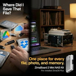 ZimaBoard 2 Mini NAS Pro Kit Bundle Mit Dual NVMe PCIe Adapter Intel N150 16 GB RAM