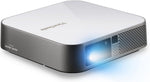 ViewSonic M2E Tragbarer LED Beamer Full-HD 1000 Lumen Weiß-Silber
