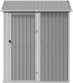 Boltkex Gartenhaus 192x152,5x237 cm Verzinkter Stahl Hellgrau