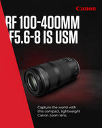 Canon RF 100-400mm F5.6-8 IS USM Tele-Zoom Objektiv Schwarz