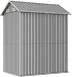 Boltkex Gartenhaus 192x152,5x237 cm Verzinkter Stahl Hellgrau