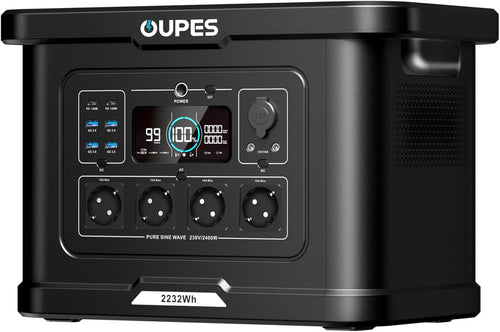 OUPES Exodus 2400 Tragbare Powerstation 2400W 2232Wh Solargenerator
