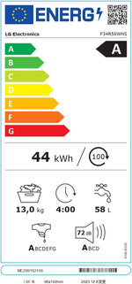 LG Waschmaschine Frontlader 13kg 1400 U/min Weiß F34R50WHS