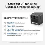 DJI Power 1000 Mini Tragbare Powerstation 1008 Wh Schwarz