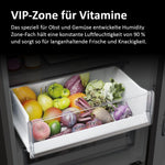 Haier HTW5620CNMP Kühl Gefrierkombination 414 L Dark Inox