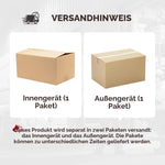 Gouku 12V Universal-Klimaanlage 3 kW Kühlleistung Schwarz
