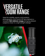 Canon RF 100-400mm F5.6-8 IS USM Tele-Zoom Objektiv Schwarz