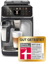 PHILIPS Serie 5500 Kaffeevollautomat LatteGo 1500 W Schwarz/Silber