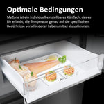 Haier HTW5620CNMP Kühl Gefrierkombination 414 L Dark Inox