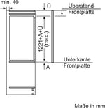 Bosch Serie 4 Einbau-Kühlschrank KIR41VFE0 204 L Weiß