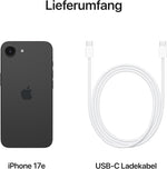 Apple iPhone 17e 256 GB Smartphone 6,1 Zoll Super Retina XDR Display A19 Chip 48 MP Kamera Schwarz