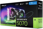 PNY GeForce RTX 5070 12 GB GDDR7 ARGB OC Triple Fan Grafikkarte