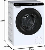 Candy ProWash 700 Mini CW50-BP12307U1-S Waschmaschine 5 Kg 1200 U/Min Weiß