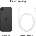 Apple iPhone 16e 128 GB 6,1 Zoll Super Retina XDR Display Schwarz