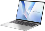 ASUS Vivobook 16 X1607QA Laptop 40,6 cm WUXGA IPS Display Snapdragon X 16 GB RAM 512 GB SSD Win11 Home Cool Silver