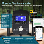Skandika Crosstrainer Carbon P18 32 Widerstandsstufen 13 Programme LCD Schwarz