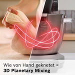 Bosch Serie 8 Küchenmaschine 1800W Silber 6L MUMS8ZS00