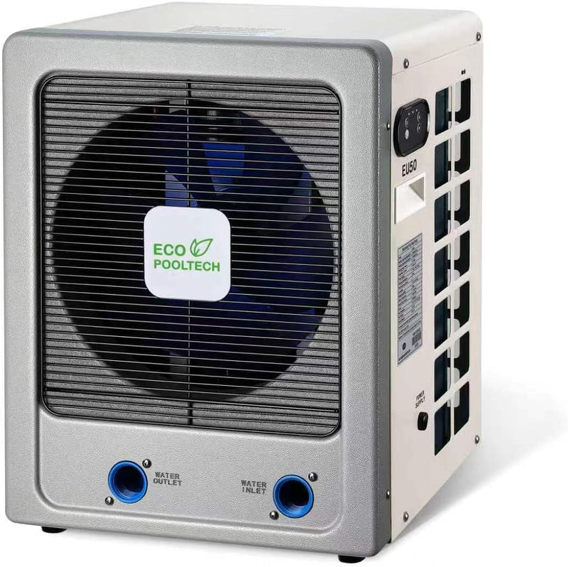 ECOPOOLTECH Inverter Pool Wärmepumpe EE50 6kW Titan Wärmetauscher