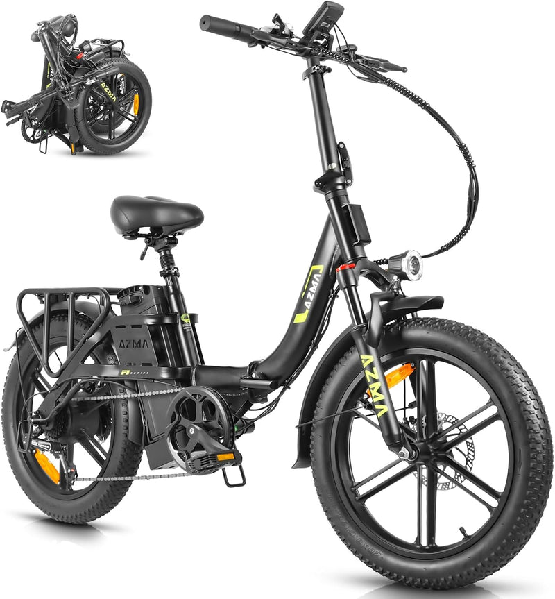 AZMA F1 E-Bike Klapprad 20 Zoll 36V 20.8 Ah Schwarz
