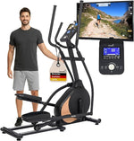 Skandika Crosstrainer Carbon P18 32 Widerstandsstufen 13 Programme LCD Schwarz