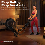 Sportstech CX700 Crosstrainer 24 Kg Schwungmasse 24 Widerstandsstufen Schwarz
