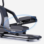 MAXXUS Crosstrainer CX 5.1 54 cm Schrittlänge 16 Stufen Magnetbremse Schwarz