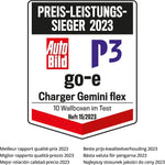 Go-e Charger Gemini Flex 11kW Wallbox Typ 2 CEE 16A Rot
