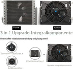Gouku 12V Universal-Klimaanlage 3 kW Kühlleistung Schwarz