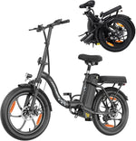 ZAZAWORK C16 E-Bike Klapprad 250 W 48 V 16 Ah 80-120 Km Schwarz