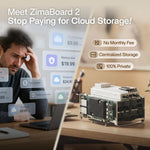 ZimaBoard 2 Mini NAS Pro Kit Bundle Mit Dual NVMe PCIe Adapter Intel N150 16 GB RAM