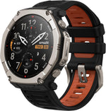 Amazfit T-Rex Ultra 2 Dualband-GPS Outdoor Smartwatch 51 mm Titangehäuse 1,5 Zoll Saphir AMOLED Display Taschenlampe 30 Tage Akkulaufzeit Offline-Karten 10 ATM 180+ Sportmodi