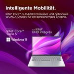 Lenovo IdeaPad Slim 3i 14 Zoll WUXGA Laptop Intel Core i5-13420H 16 GB RAM 512 GB SSD Luna Grau