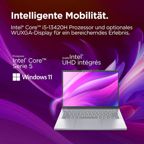 Lenovo IdeaPad Slim 3i 14 Zoll WUXGA Laptop Intel Core i5-13420H 16 GB RAM 512 GB SSD Luna Grau