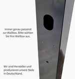 DIE-LADESAEULE Standfuß Ladesäule Für Go-E Charger Wallbox Edelstahl Anthrazit Pulverbeschichtet