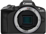 Canon EOS R50 Systemkamera + RF-S 18-45mm IS STM Objektiv Schwarz